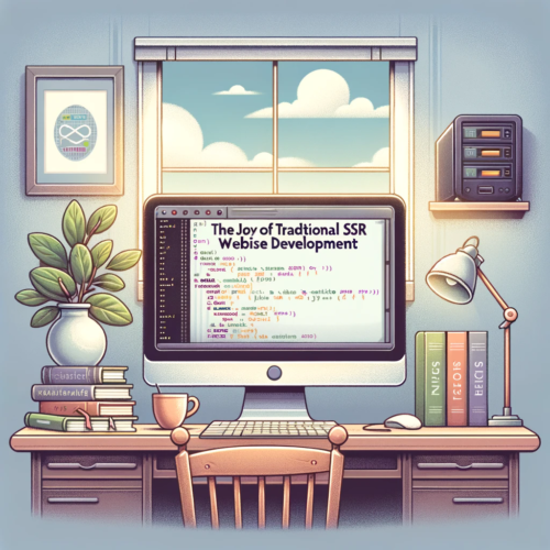 illustration of The joy of traditional SSR website development