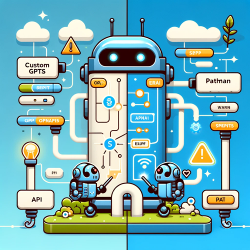 illustration of Custom GPTs vs OpenAPI path parameters